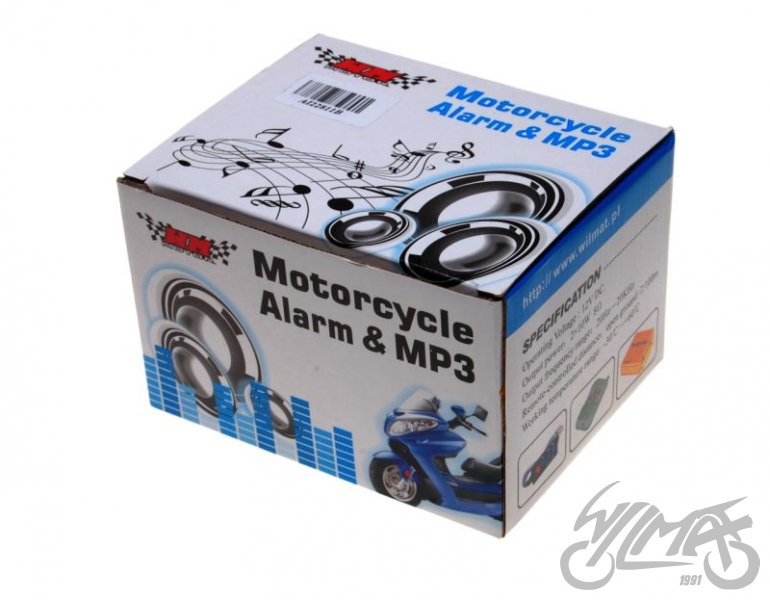Alarm do motocyklu s dálkovým startem