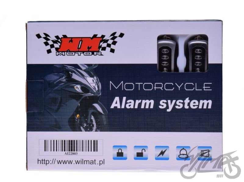 Alarm do motocyklu s dálkovým startem