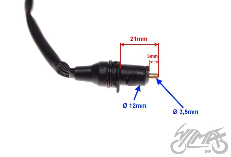 Signalizace nízké hladiny oleje 2T skútr