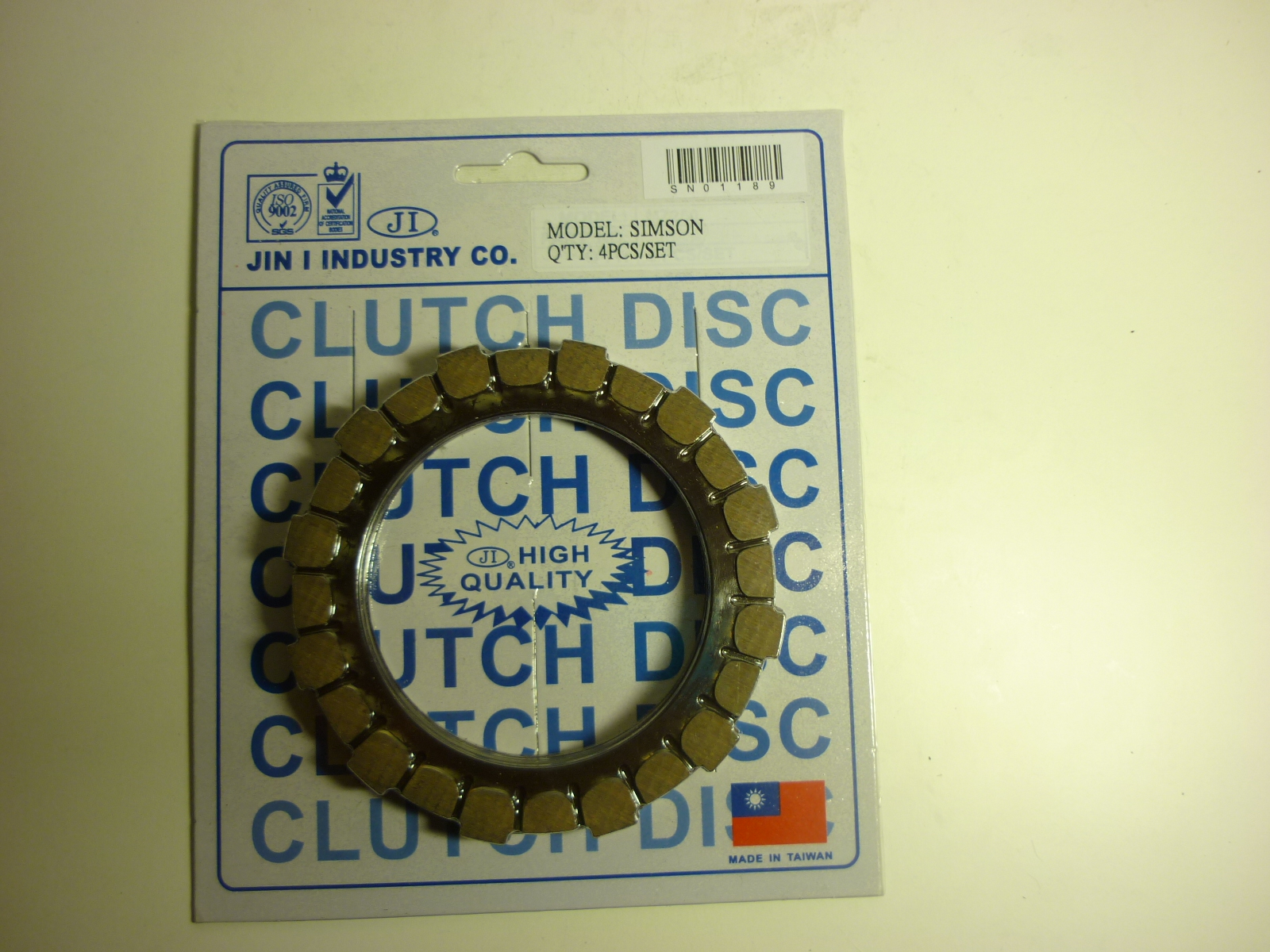 Lamela spojky Simson S51 - sada