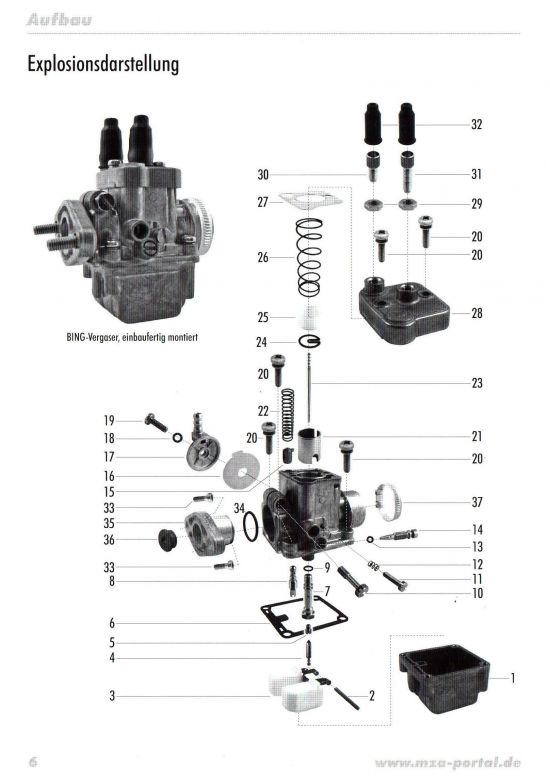 Karburátor BING 17/15/1105