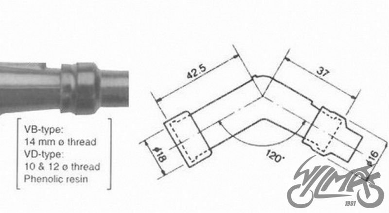 Fajfka na svíčku NGK VD05F