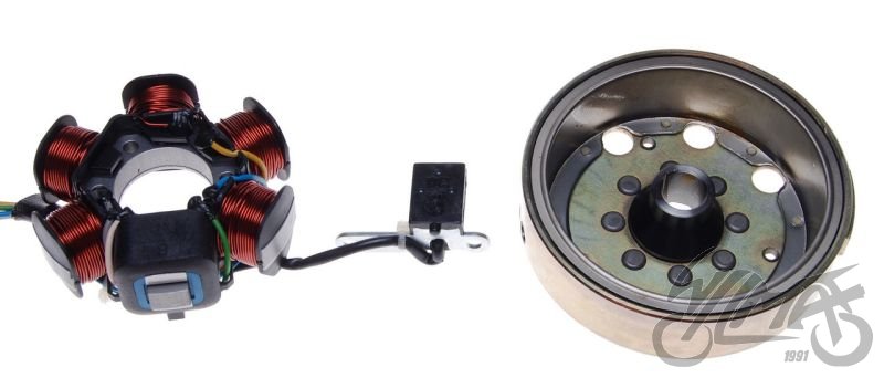 Zapalování kompletní do 4T skútru GY6