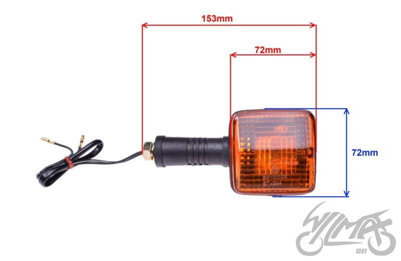 Blinkr, blikač Yamaha DT, XT, TDR - levý