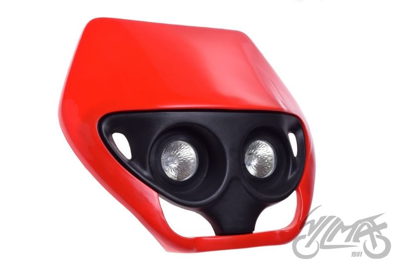 Maska předního světla - červená