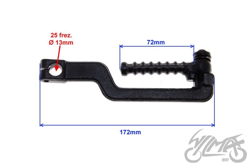 Startovací páka motocyklu GY6 125 - 150cm3