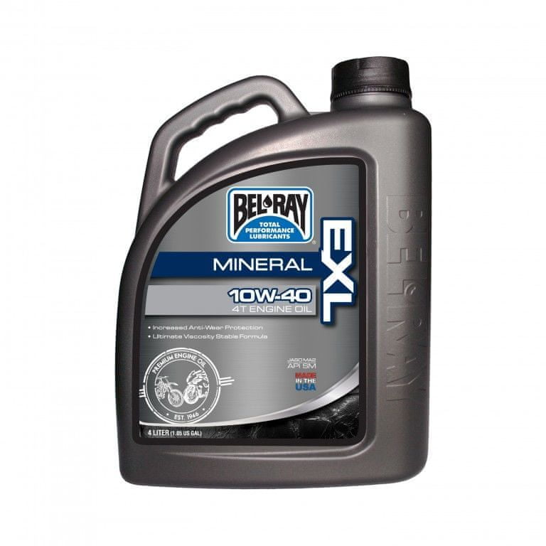 Olej Bel-Ray EXL Minerál 4T 10W-40 4L