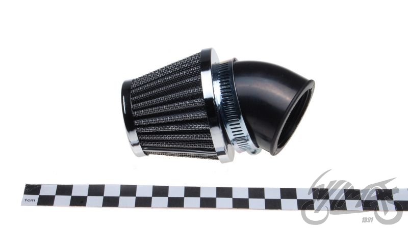 Vzduchový filtr zahnutý 45° - průměr 28mm