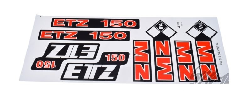 Sada samolepek MZ 150 ETZ