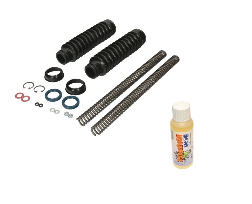 Sada opravy předních tlumičů Simson - pružina 3,6mm + olej