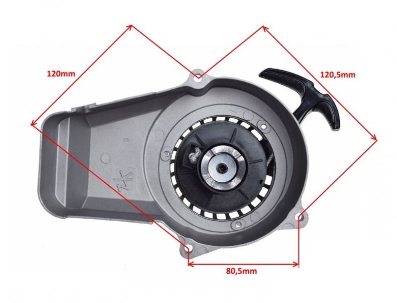 Startování motoru kryt verze 1 Minibike, Minicross