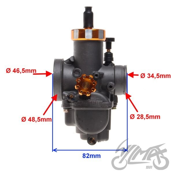 Karburátor 28mm válcové šoupě - TUNING