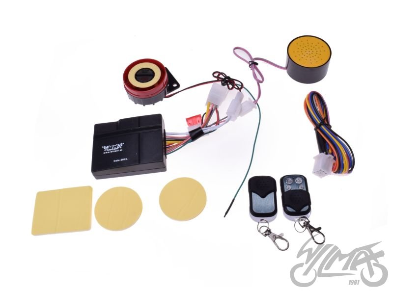 Alarm do motocyklu s dálkovým startem