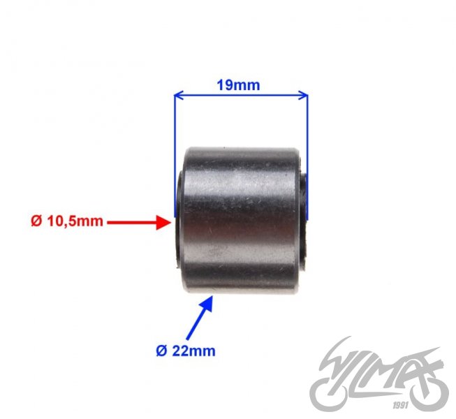 Pouzdro uložení tlumičů Kos 10,5x22x19