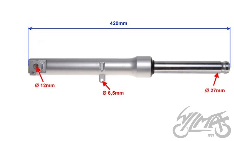 Pravý přední tlumič - Longjia LJ50-QT