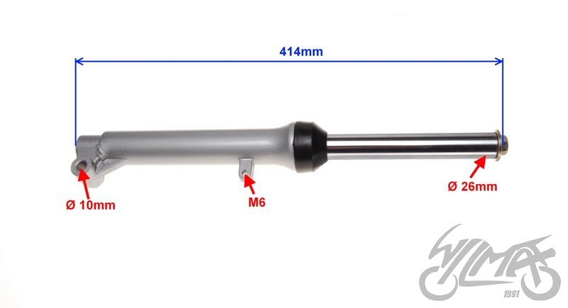 Pravý přední tlumič - Longjia L- Evo