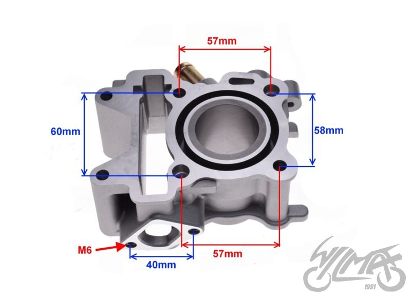 Válec Yamaha Vino 50 - vrtání 38mm