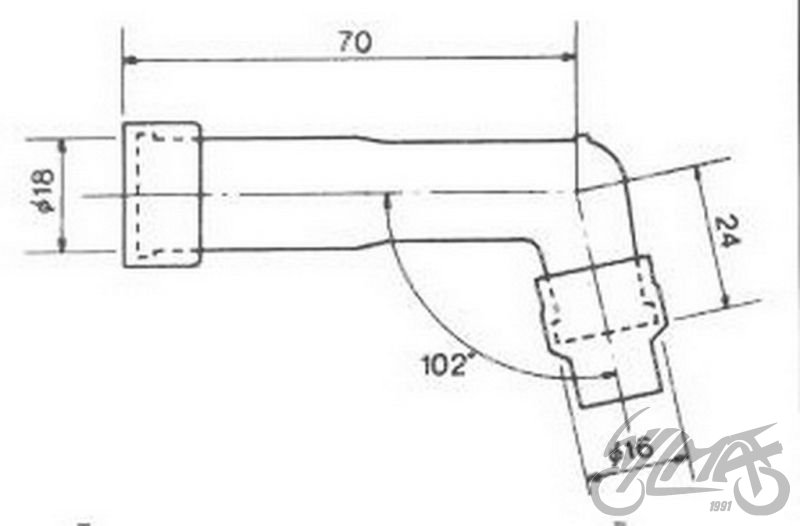 Fajfka na svíčku NGK XB05F