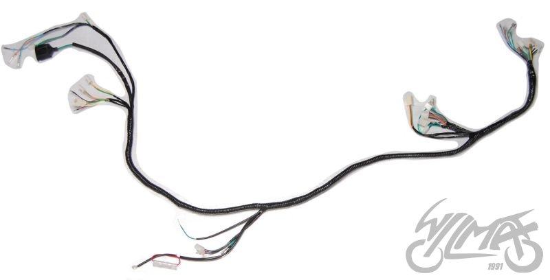 Elektroinstalace motocyklu Jonway Shotgun 50 - II. verze