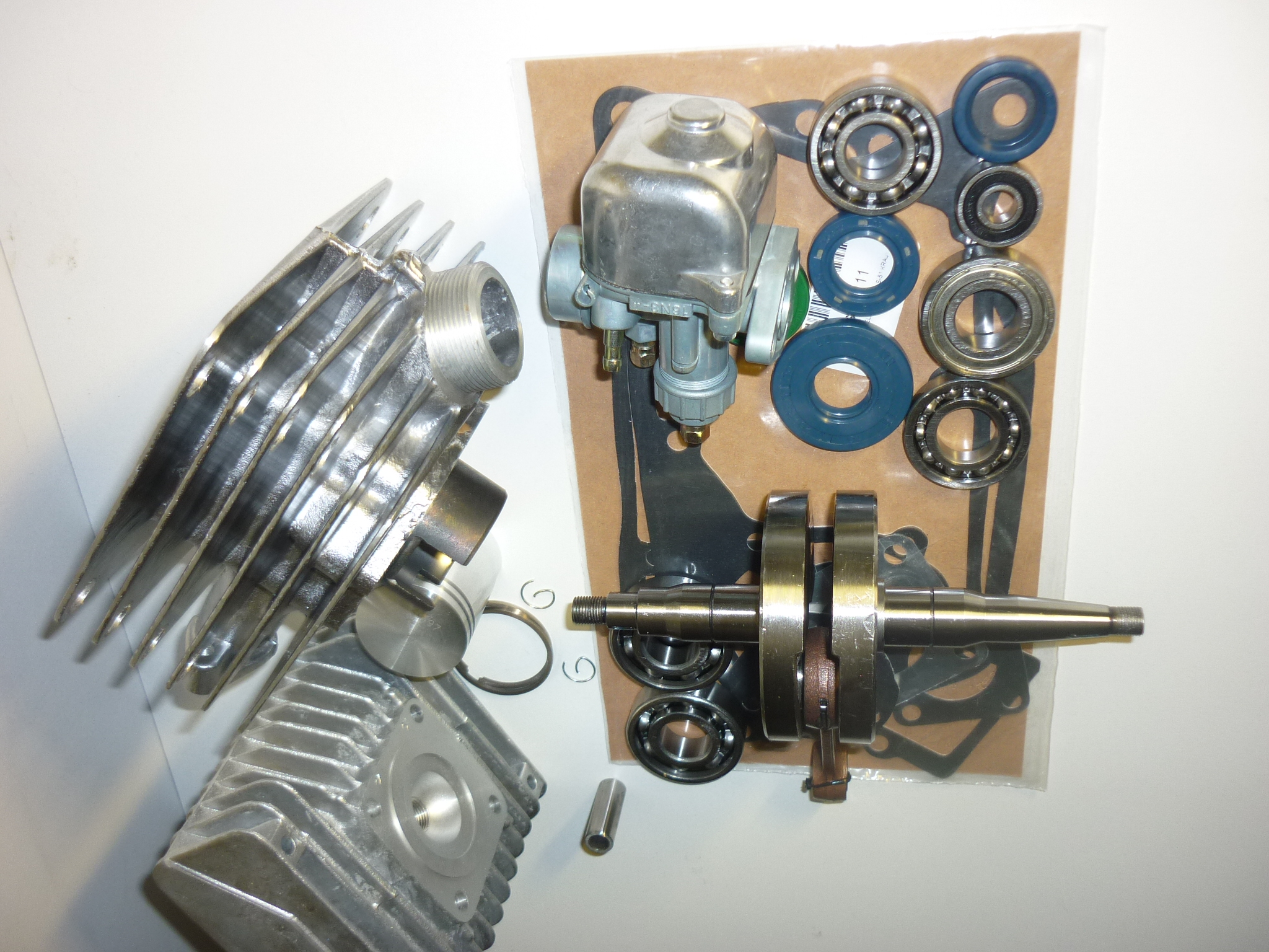 Sada GO motoru Simson S51, SR50 - 60cm3