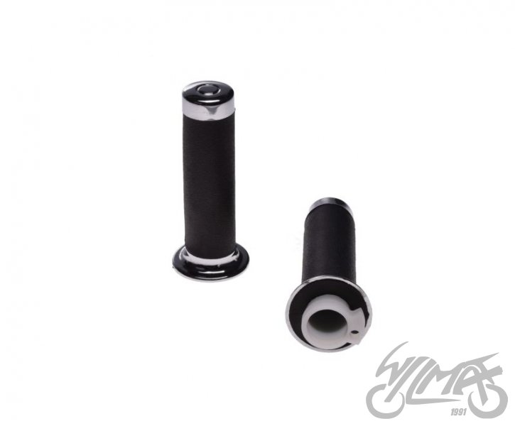 Gripy řídítek s pouzdrem plynu