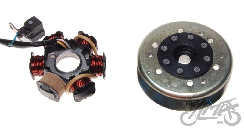 Zapalování kompletní do 4T skútru GY6