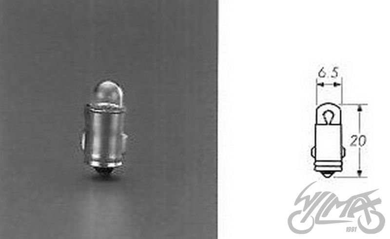 Žárovka 12V 1,2W BA7S