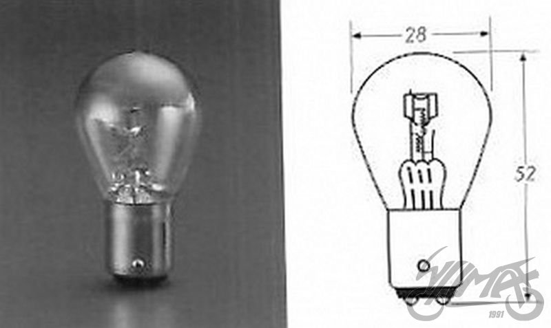 Žárovka 6V 15/15W BA15D