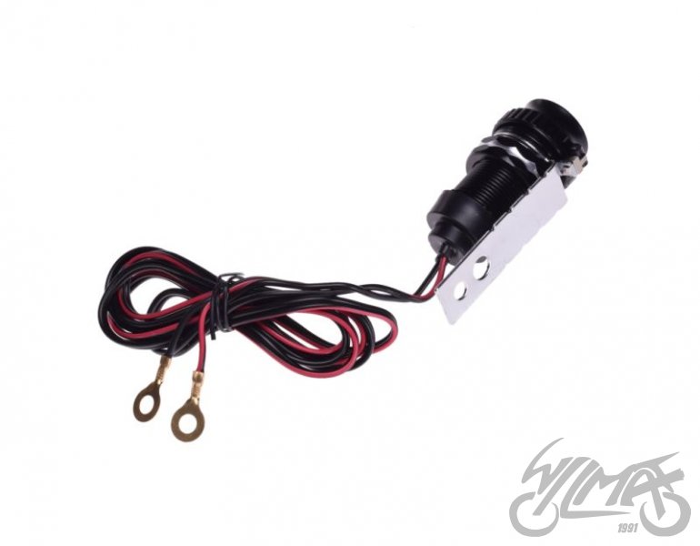 Motocyklová USB zásuvka s ukazatelem napětí