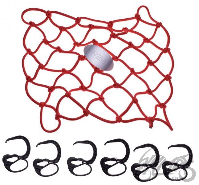 Gumová síť - pavouk na zavazadla - LUXUS