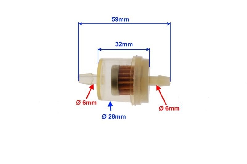 Palivový filtr - balení 10 kusů
