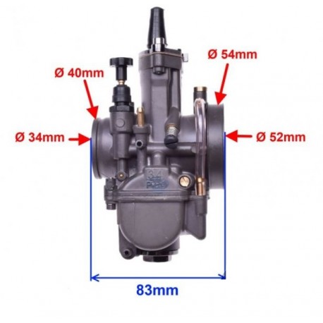 Univerzální karburátor 34mm Black edition