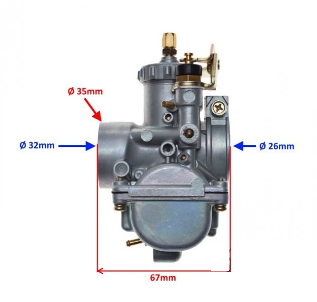 Karburátor Yamaha DT125