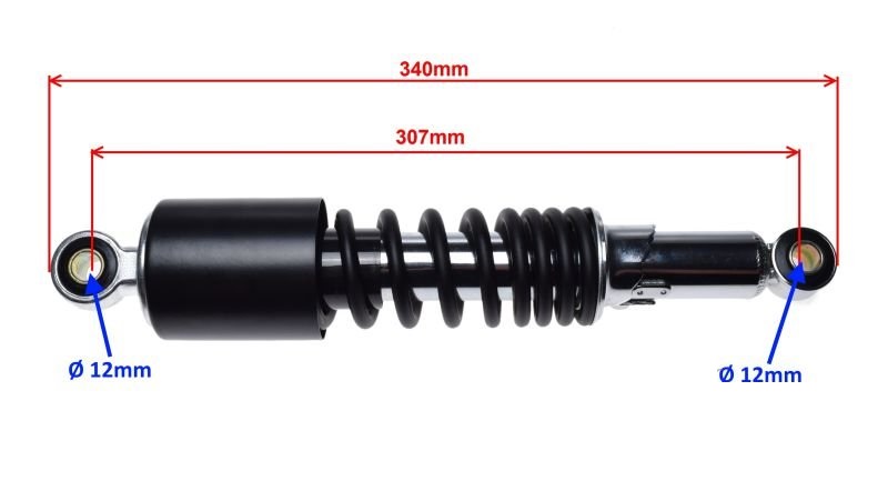 Zadní tlumiče motocyklu Junak 902