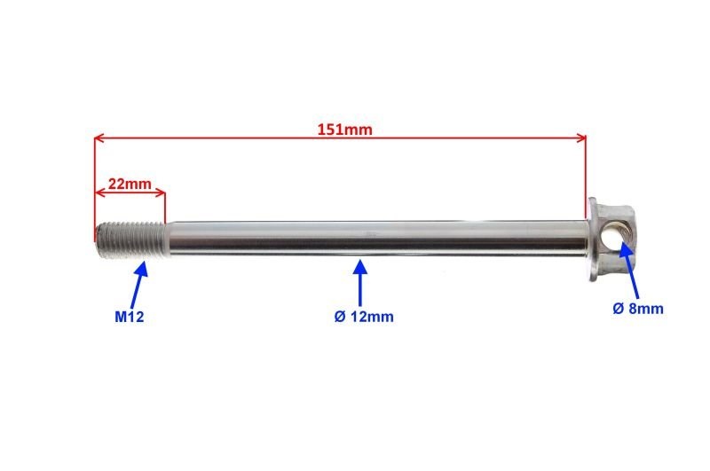 Osa zadního kola Simson