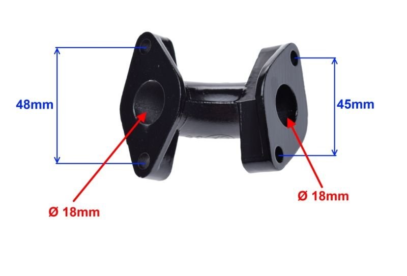 Koleno sání Jawa Betka - TUNING