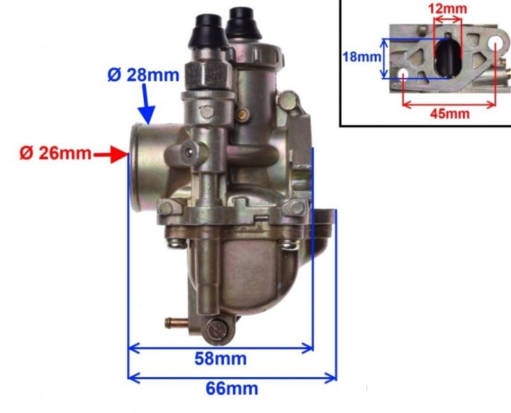 Karburátor Kos 50 2T
