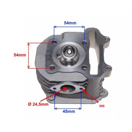 Hlava válce motoru typ GY6 150 57,40mm