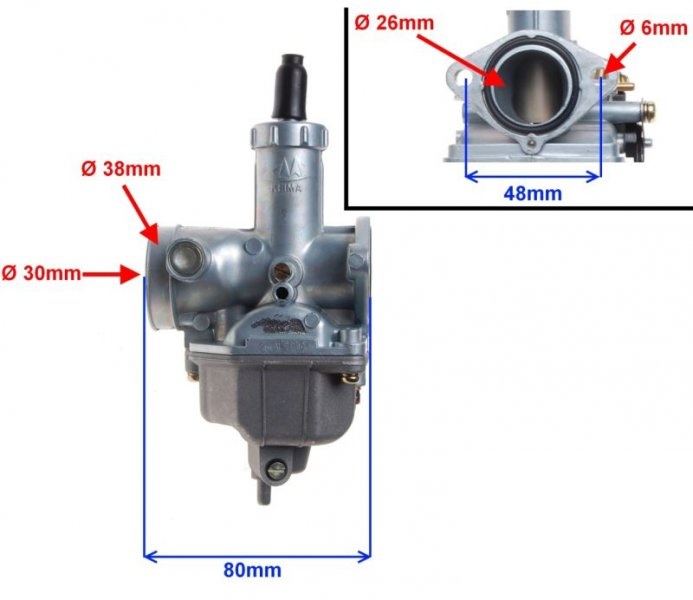 Karburátor SHINERAY XY125-10D