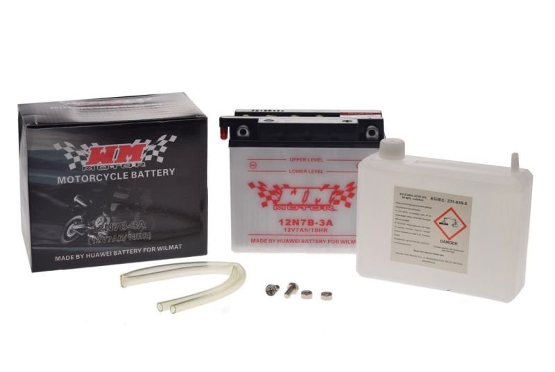 Motocyklová baterie 12N7B-3A 12V