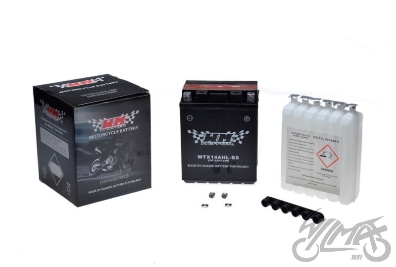 Motocyklová baterie WTX14AHL-BS (YTX14AHL-BS) 12V