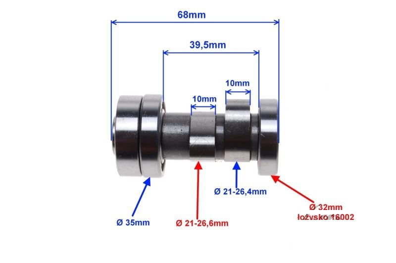 Vačková hřídel Jawa Betka 50