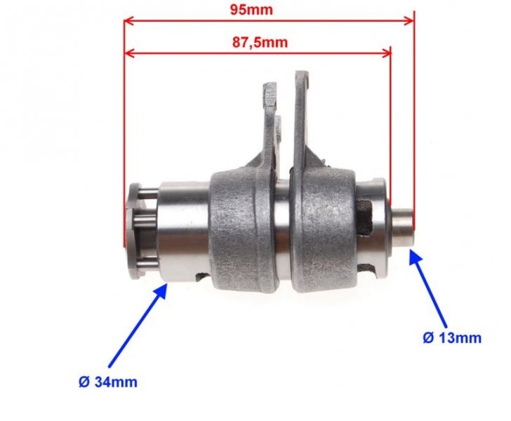 Předlohová hřídel řazení Jawa Betka 50