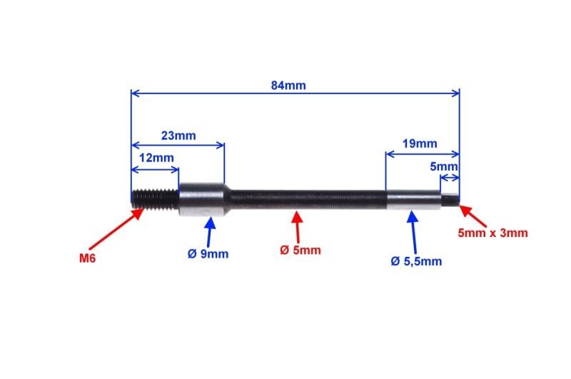Hřídel olejového čerpadla Jawa Betka 50
