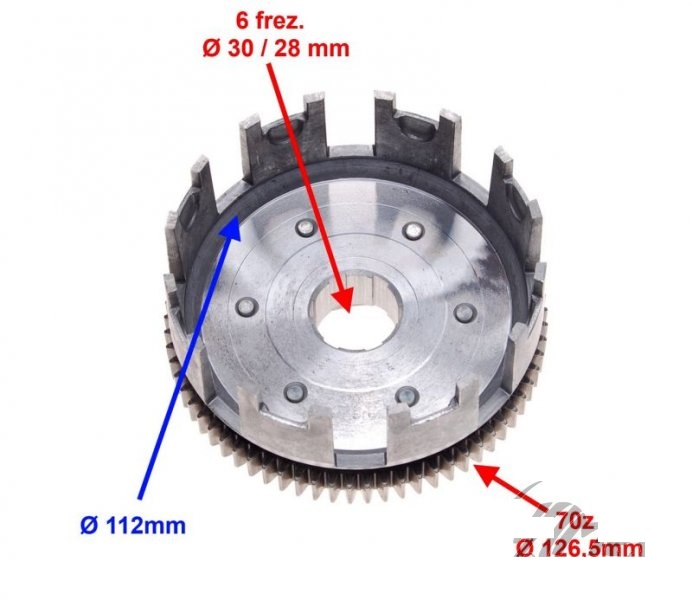 Spojkový koš ATV 250ST-9E