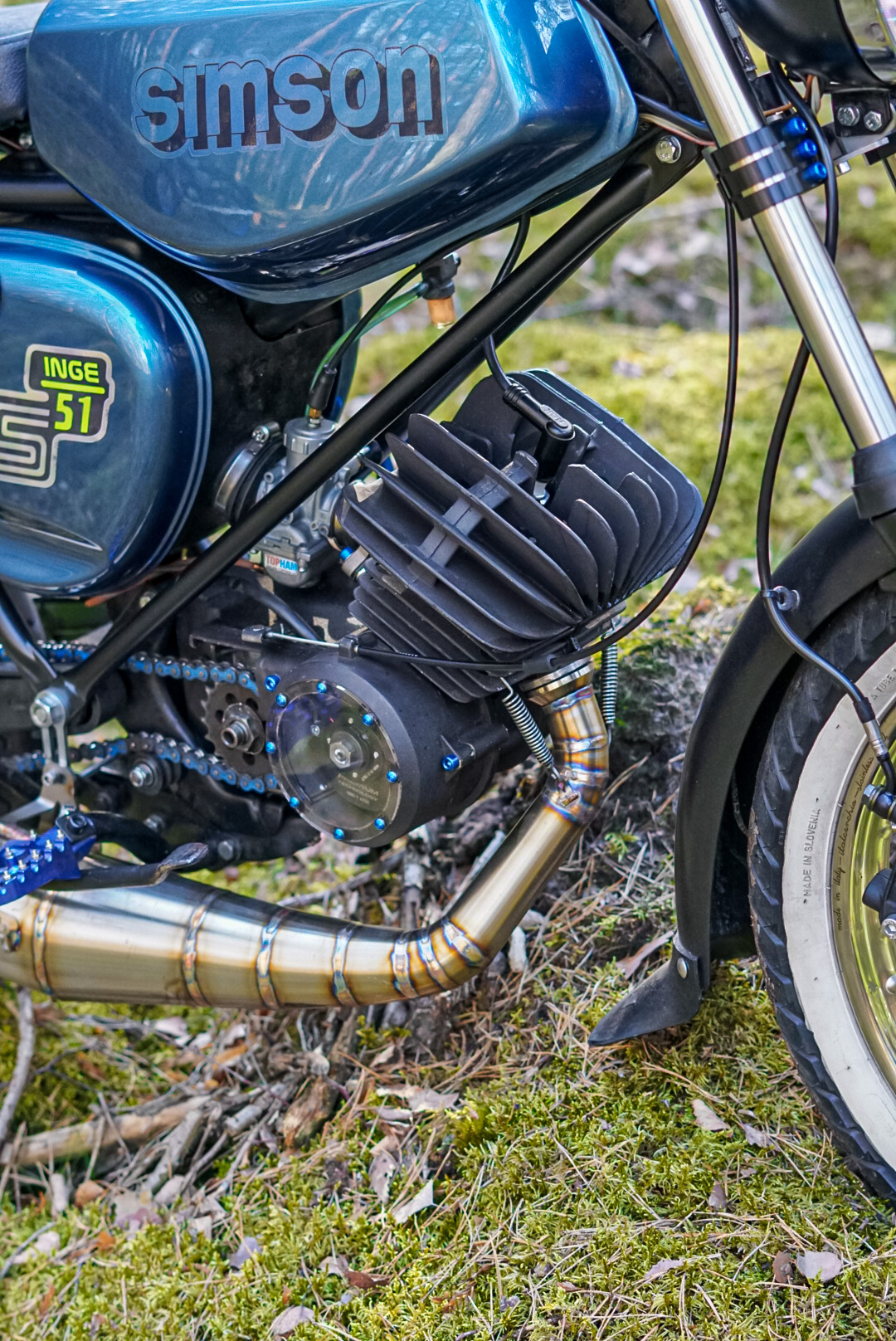 Sportovní výfuk Simson S51 85-110cc