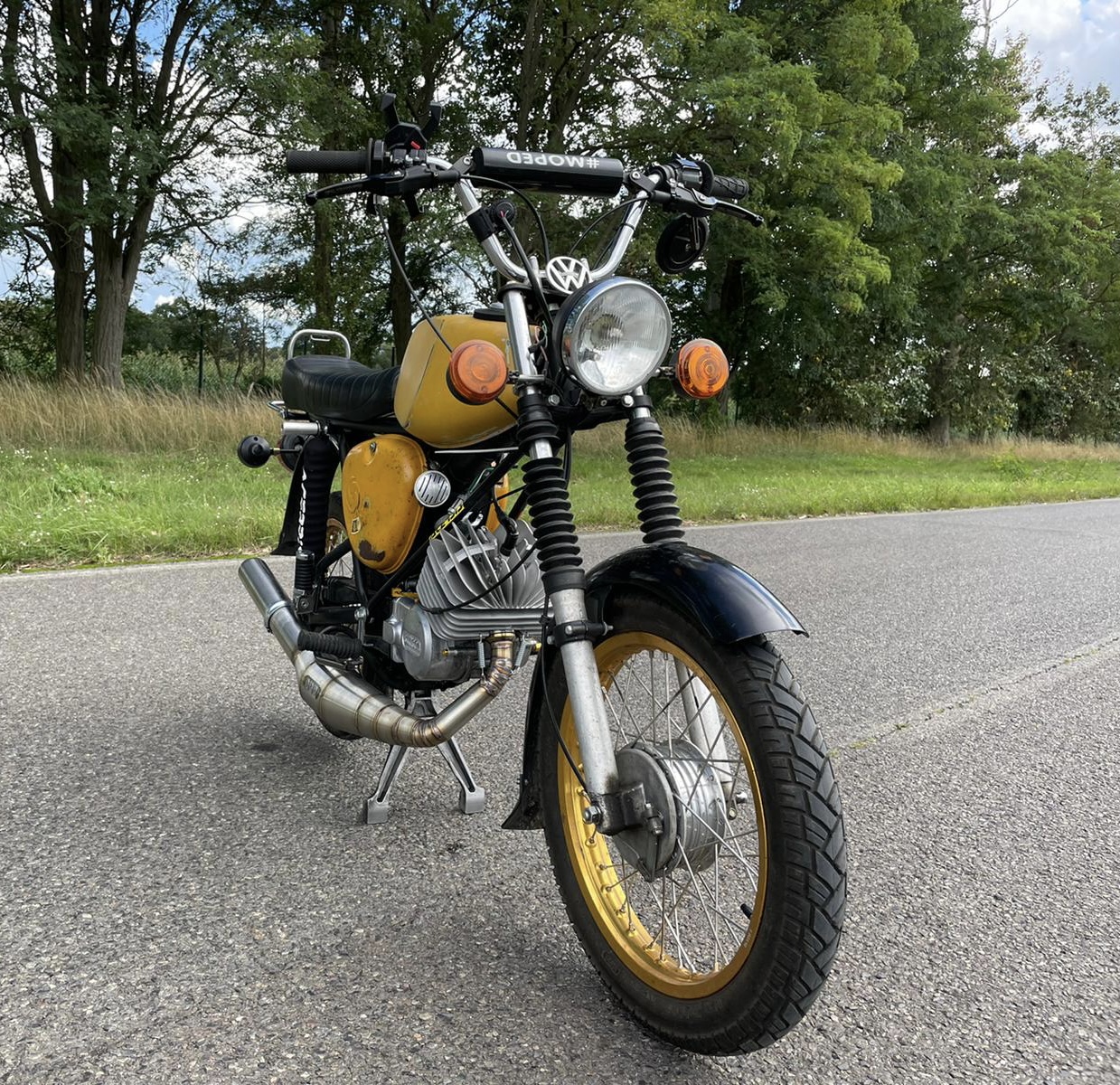 Sportovní výfuk Simson RACING CLASSIC 85 - 110cc