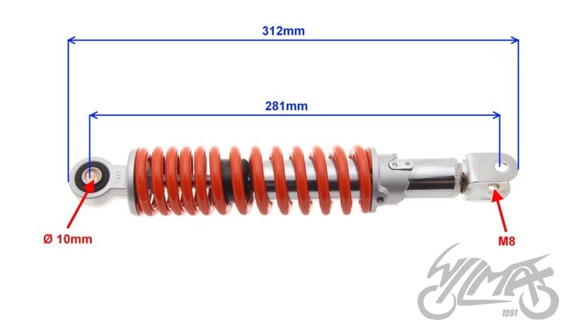 Tlumič pérování Keeway Hurricane