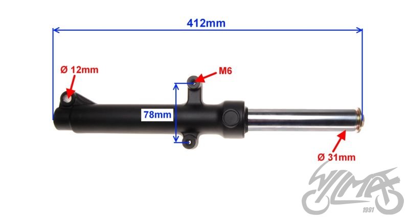 Pravý přední tlumič - CPI Aragorn 50