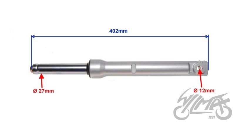 Pravý přední tlumič - Kinroad Delfin